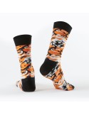 Men\'s orange camo socks SM23 - Online store - Boutique